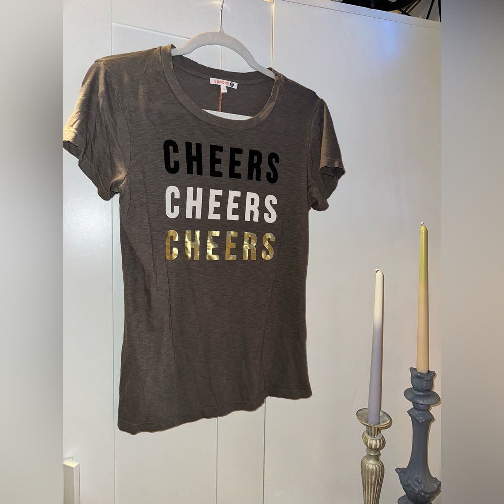 Sundry Cheers Cheers Cheers Tee